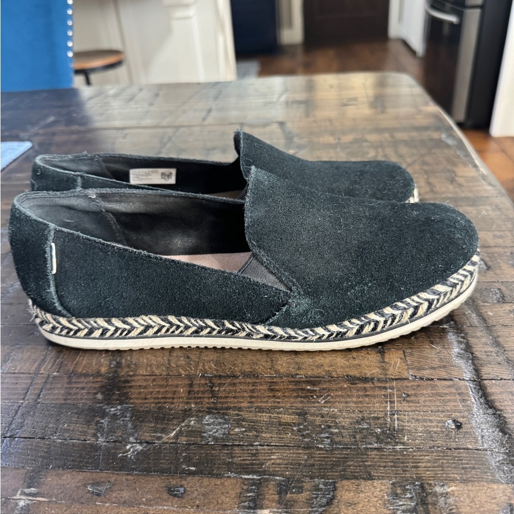 Stylish Black Espadrille Loafers